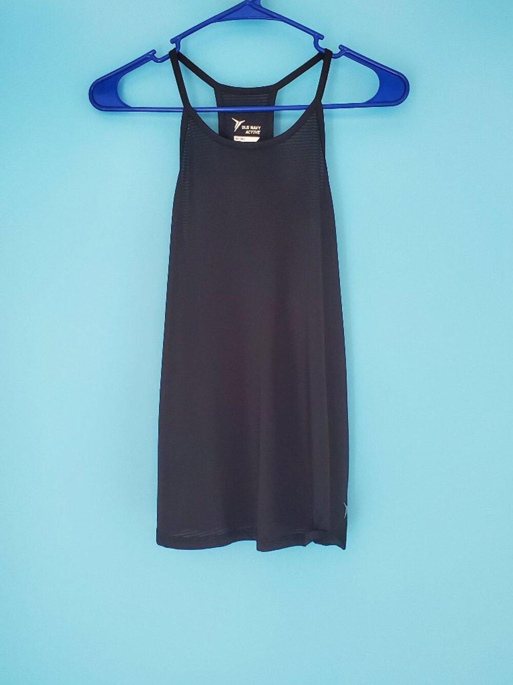 Old Navy Active Top Size Small Black Athletic Cami Go-Dry